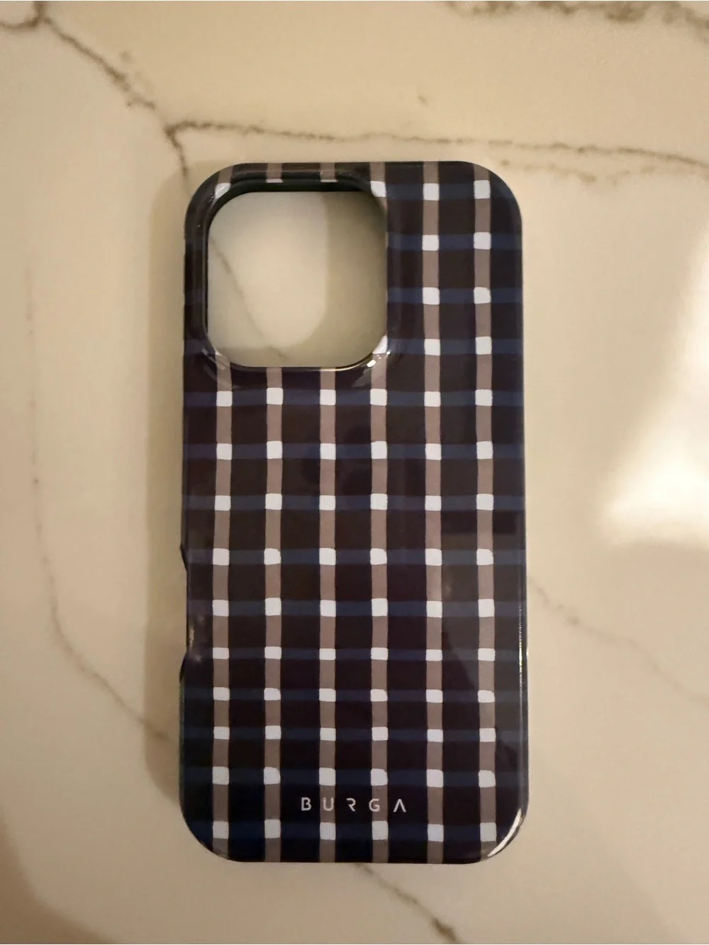 Burga Crosscheck Plaid Protective iPhone 16Pro MagSafe